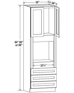 Pantry/Oven White Shaker – Modern Cabinets & Co