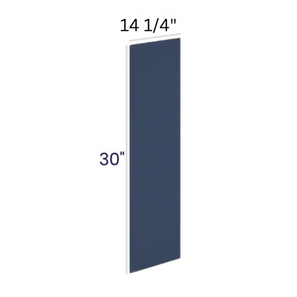 Navy Blue Shaker  - Wall Skin Panel - 15"W x 30"H x 1/4"D