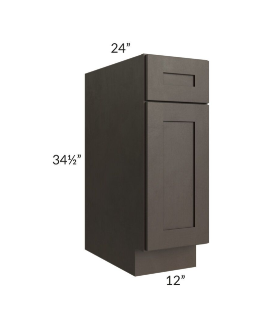 Shaker Espresso Base Cabinet with Single Door & Drawer