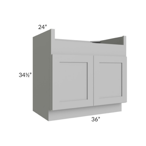 Shaker Gray Farmhouse Sink Base
