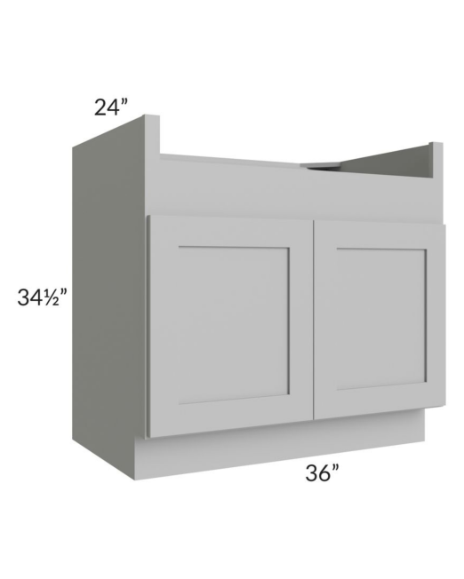 Shaker Gray Farmhouse Sink Base
