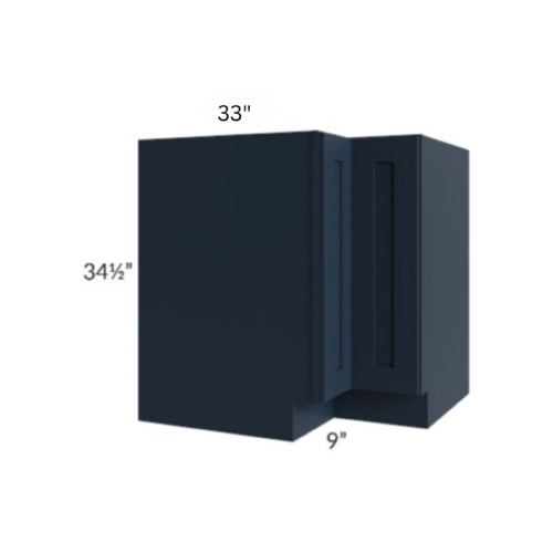 Shaker Navy Blue Easy Reach Base Cabinet
