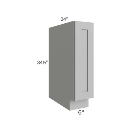 Shaker Gray Spice Pull Base Cabinet