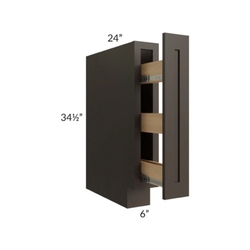 Shaker Espresso Spice Pull Base Cabinet