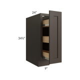 Shaker Espresso Spice Pull Base Cabinet