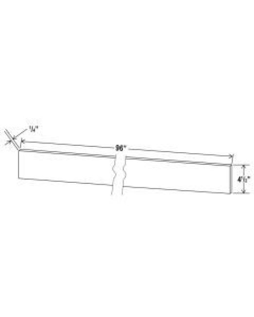 White Shaker Toe Kick