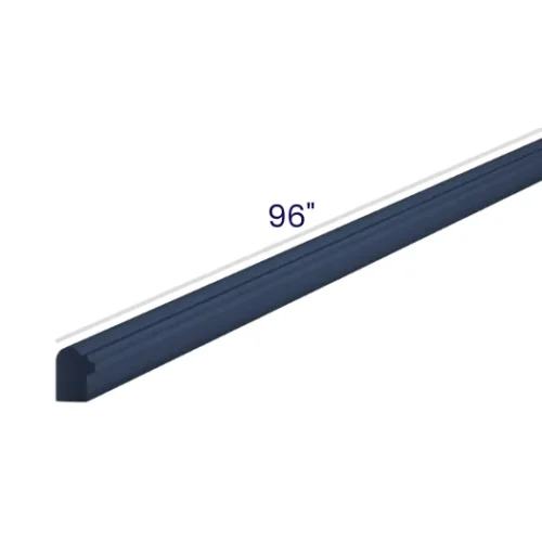Shaker Navy Blue Light Rail molding