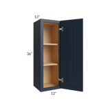 Shaker Navy Blue 36″ H Single Door Wall Cabinet