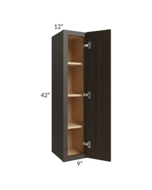 Shaker Espresso 42″ H Single Door Wall Cabinet