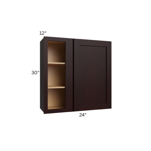 Shaker Espresso 30″ H Wall Blind Cabinet