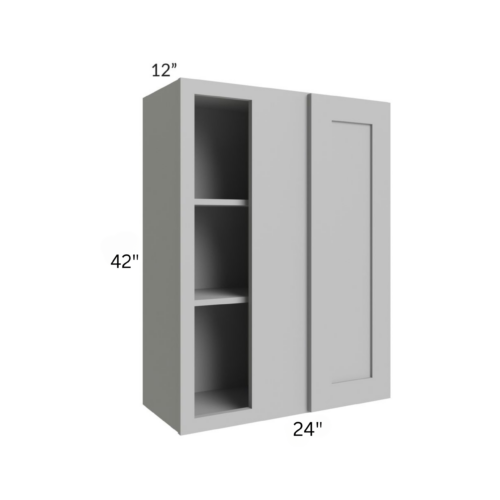 Shaker Gray 42″ H Wall Blind Cabinet