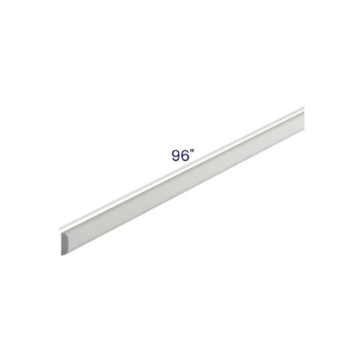 Slim Dove White - Batten Moulding - 1/4"D X 3/4"H X 96"W