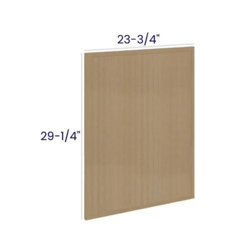 Slim White Oak - Base Decorative Door Panel - 23-1/2"W X 29"H X 3/4"D