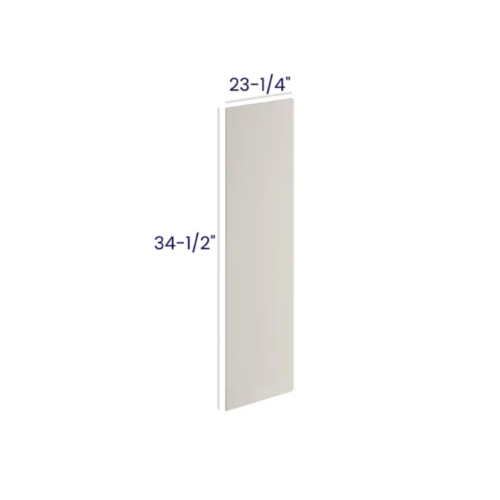 Charleston White - Base Skin Panel - 1/4"D X 34 1/2"H X 23 1/4"W