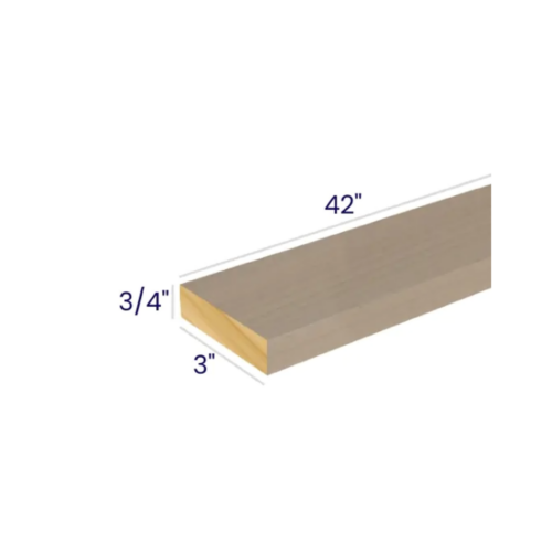 Slim White Oak - Wall Filler - 3"W X 42"H