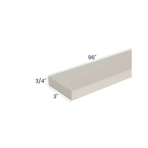 Charleston White - Tall Filler - 3"W X 96"H