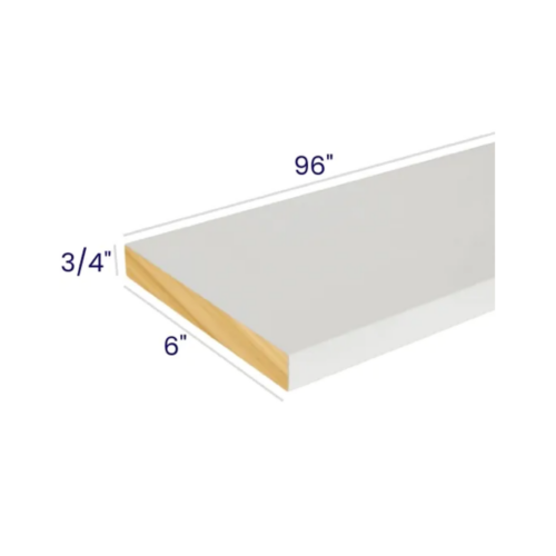Slim Dove White - Tall Filler - 6"W X 96"H