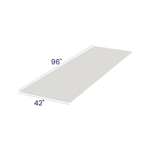 Slim Dove White - Finished Plywood Panel - 42"W X 96"H X 1/4"D