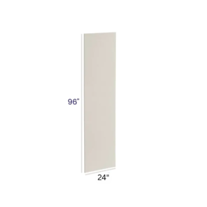 Charleston White - Refrigerator End Panel - 1-1/2"W X 96"H X 24"D Plywood With 1-1/2"W Filler