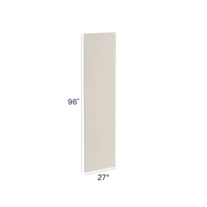 Charleston White - Refrigerator End Panel - 1-1/2"W X 96"H X 27"D Plywood With 1-1/2"W Filler
