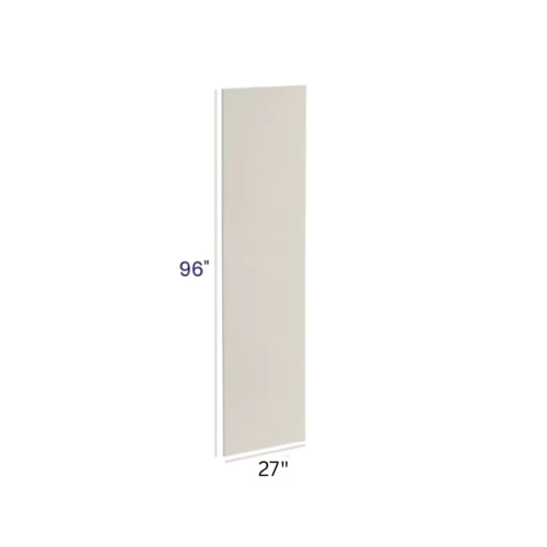 Charleston White - Refrigerator End Panel - 1-1/2"W X 96"H X 27"D Plywood With 1-1/2"W Filler