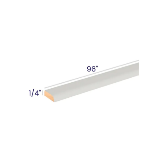 Slim Dove White - Scribe Moulding - 1/4"D X 3/4"H X 96"W
