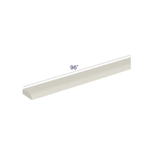 Charleston White - Scribe Moulding - 1/4"D X 3/4"H X 96"W