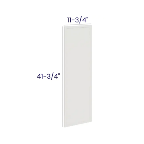 Slim Dove White - Wall Decorative Door Panel - 12-3/4"W X 41"H X 3/4"D