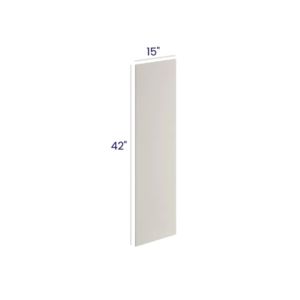 Charleston White - Wall Skin Panel - 1/4"D X 42"H X 15"W