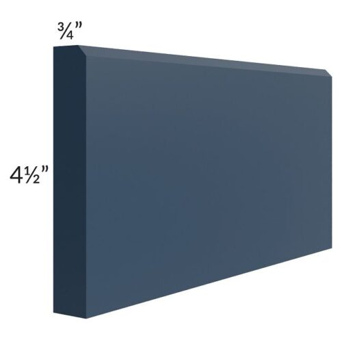 Shaker Navy Blue Furniture Base molding Modern Cabinets & Co