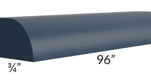 Shaker Navy Blue Shoe Molding