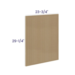 Slim White OakBase Decorative Door Panel