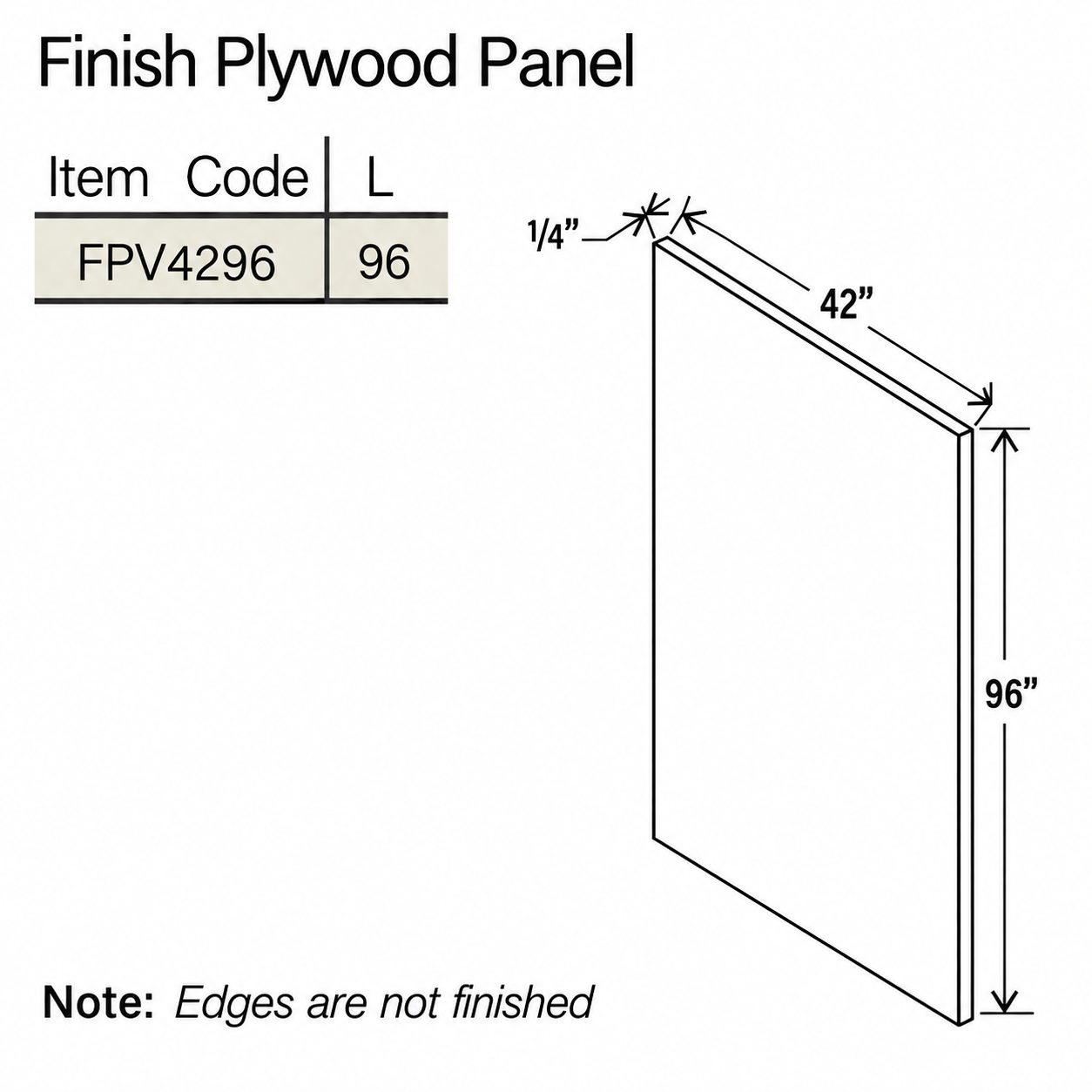 Shaker Gray Finished Plywood Island Panel - Image 2