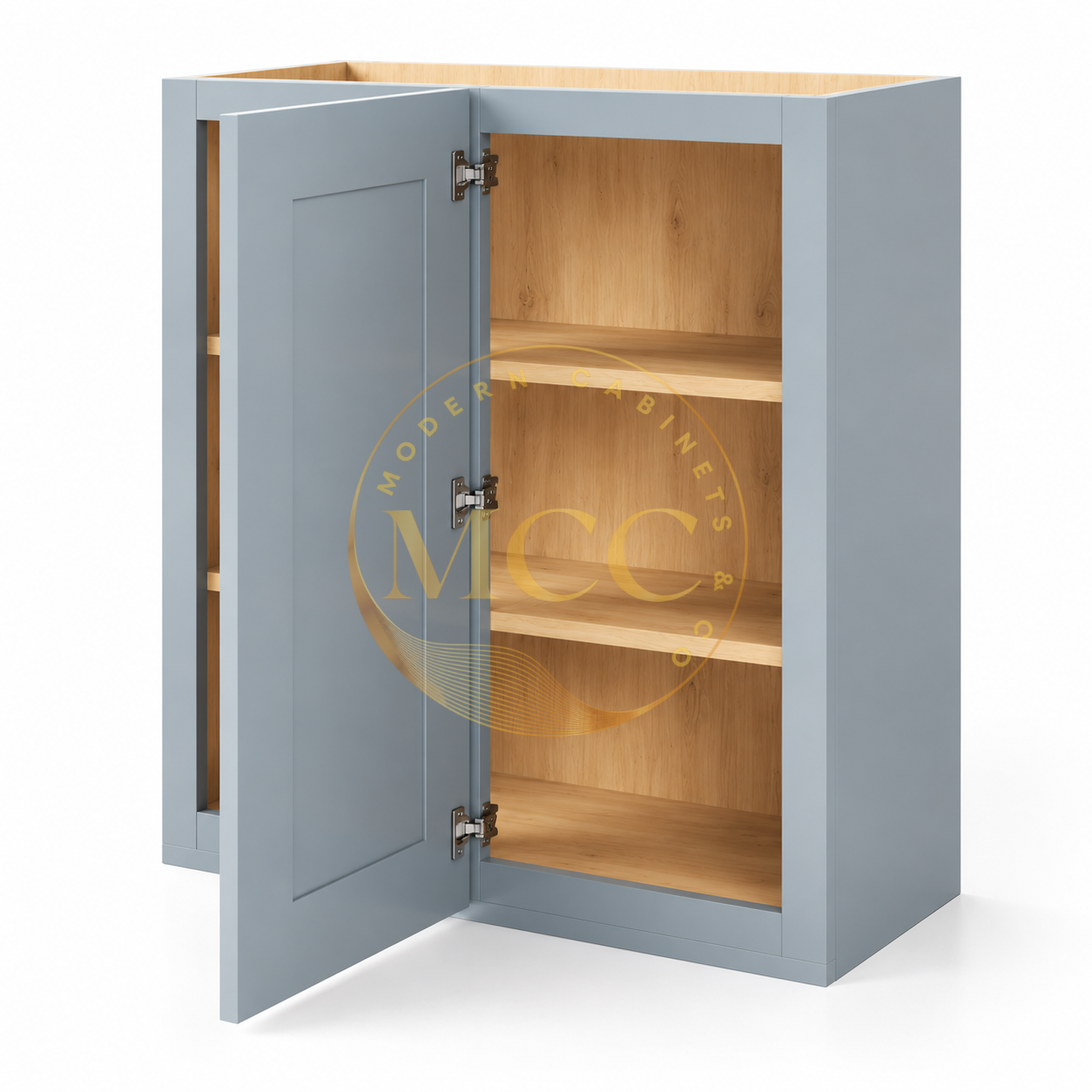Shaker Gray 30″ H Wall Blind Cabinet - Image 2