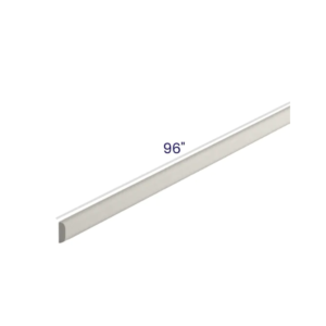 Charleston White - Batten Moulding - 1/4"D X 3/4"H X 96"W
