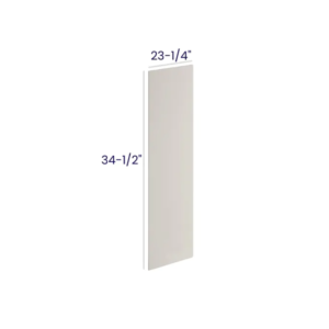 Charleston White - Base Skin Panel - 1/4"D X 34 1/2"H X 23 1/4"W