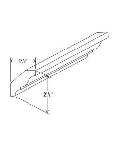 White Shaker Crown Molding