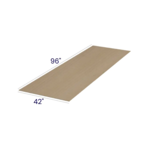 Slim White Oak Finished Plywood Island Panel