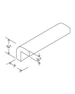 White Shaker Outside Corner molding