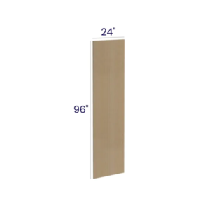 Slim White OakRefrigerator End Panel