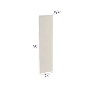 Charleston White - Shelf Board - 3/4"D X 96"H X 24"W