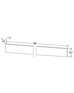 White Shaker Toe Kick