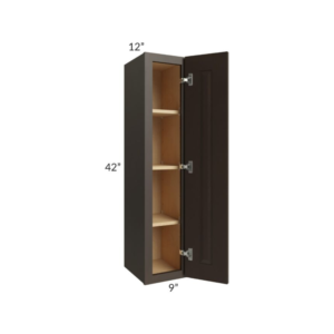 Shaker Espresso 42″ H Single Door Wall Cabinet