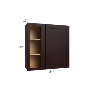 Shaker Espresso 36″ H Wall Blind Cabinet