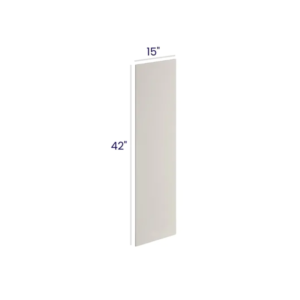 Charleston White - Wall Skin Panel - 1/4"D X 42"H X 15"W