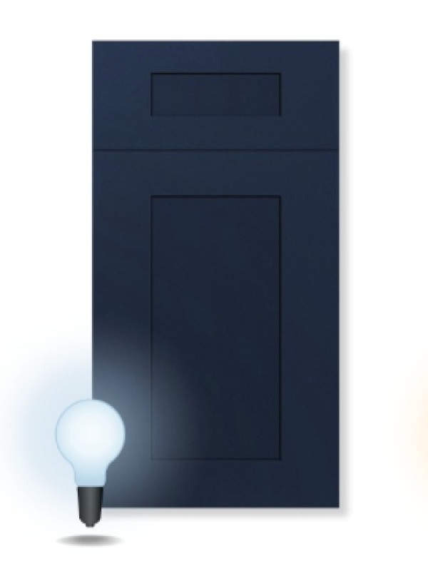 Navy Blue Shaker Light